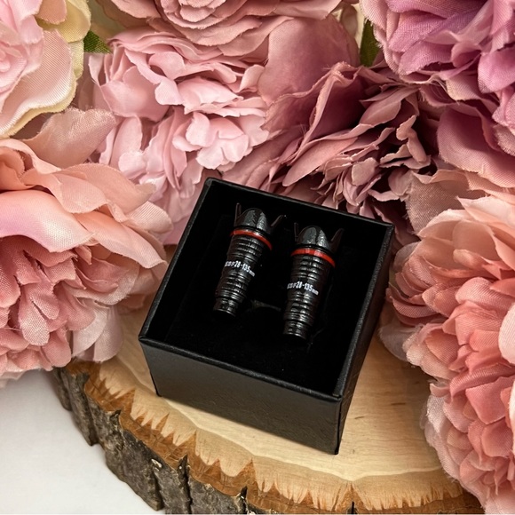 Black Long Range Zoom Photography Camera Lens Cufflinks - Picture 16 of 17